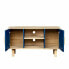 Фото #7 товара Мебель для телевизора BB Home - ТВ шкаф 2 дверцы, деревянный, синий