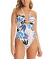 ფოტო #1 პროდუქტის Women's U-Wire Printed One-Piece Swimsuit