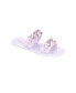 ფოტო #1 პროდუქტის Women's Naveen Chain Jelly Slide Flat Sandals