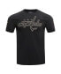 ფოტო #2 პროდუქტის Men's Black Washington Capitals Wordmark T-shirt