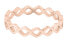 Фото #3 товара Pink gilded set of steel rings