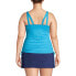 Фото #8 товара Plus Size Adjustable V-neck Underwire Tankini Swimsuit Top