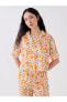 Фото #1 товара Короткая блузка с цветочным узором LC Waikiki для женщин