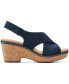 Фото #2 товара Women's Giselle Cove Slingback Platform Wedge Sandals