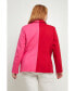 Фото #3 товара Куртка блейзер с блоками цвета English Factory Plus Size