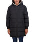 Фото #1 товара Women's Long Faux Fur Lined Puffer Jacket with Hood