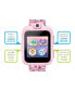 ფოტო #5 პროდუქტის Kid's Pink Unicorn Silicone Strap Touchscreen Smart Watch 42mm with Earbuds Gift Set