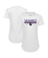 ფოტო #2 პროდუქტის Women's White Sacramento Kings Origins Phoebe Tri-Blend T-shirt