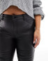 Only Curve coated skinny jeans in black