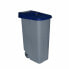 Dustbin with Wheels Denox 85 L Blue 58 x 41 x 76 cm