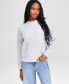 Women's Cable-Knit Crewneck Sweater, Created for Macy's