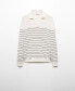 ფოტო #1 პროდუქტის Men's Striped Polo-Style Sweater