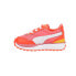 Puma Cruise Rider Brain Freeze Slip On Toddler Girls Orange, Pink Sneakers Casu