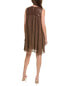 Gracia Pleated Shift Dress Women's