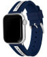 Striping Blue & White Silicone Strap for Apple Watch® 38mm/40mm