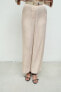 Satin jumpsuit with wrinkled effect