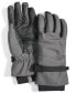 Фото #1 товара Men's Waterproof Belted Puffer Gloves with Faux-Fur Lining