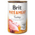 ფოტო #1 პროდუქტის BRIT Pate And Meat With Turkey 400g Wet Dog Food