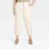 Фото #1 товара Women's Mid-Rise Tapered Fit Cargo Pants - Knox Rose White XXL