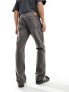 Фото #3 товара Weekday Space relaxed fit straight leg jeans in clay grey