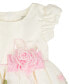 ფოტო #4 პროდუქტის Baby Girls Short Sleeves Embroidered Social Dress