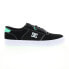 Фото #1 товара DC Teknic ADYS300763-BWE Mens Black Suede Skate Inspired Sneakers Shoes