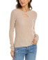 Design History Twist Cashmere Sweater Women's Brown L