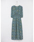 Фото #3 товара Women's Plus Size Rene Aztec Texture Midi Dress