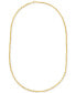 Фото #3 товара Macy's highly Polished Rope Link 18" Chain Necklace (2-5/8mm) in 14k Gold, Made in Italy