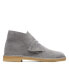 Фото #1 товара Clarks Desert Boot 26169941 Mens Gray Suede Lace Up Chukkas Boots