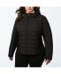 Фото #1 товара Women's Plus -Size Active Packable Jacket with Neoprene