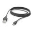 Фото #1 товара Hama 00201588 - 3 m - USB A - Micro-USB B - USB 2.0 - 480 Mbit/s - Black