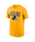 Фото #2 товара Men's Gold Pittsburgh Steelers Team Athletic T-shirt