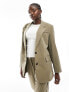 Фото #1 товара Vero Moda oversized tailored blazer co-ord in beige