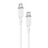 Фото #1 товара Kabel przewód USB-C 60W 20V 3A 1.2m biały