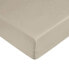 Fitted bottom sheet Decolores Liso Brown 140 x 200 cm