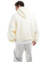 ASOS DESIGN boxy extreme oversized hoodie in off white