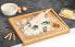 Фото #4 товара Столовая посуда Zeller Масленка с бамбуковой доской, 19 x 12 см