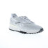 Фото #2 товара Reebok LX2200 Mens Gray Leather Lace Up Lifestyle Sneakers Shoes 7