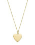 Фото #1 товара Decent Drew Heart Gold Plated Necklace JF04689710