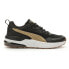 Фото #1 товара Puma Vis2K Knit 39610301 Mens Black Synthetic Lifestyle Sneakers Shoes 10.5
