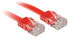 Фото #1 товара Lindy 1m Cat.6 U/UTP Flat Cable - Red - 1 m - Cat6 - RJ-45 - RJ-45