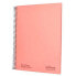 NAVIGATOR A4 spiral notebook hard cover 80h 80gr 4 mm square with coral margin