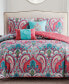 Фото #1 товара CLOSEOUT! Casa Re`al Reversible Twin 4-Pc. Duvet Cover Set