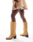 Фото #4 товара Stradivarius riding boot in butter