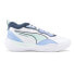 Puma Playmaker Pro Basketball Mens Blue, White Sneakers Athletic Shoes 37757214 7 - фото #1