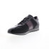 Фото #4 товара Bruno Magli Evo EVO1 Mens Black Leather Lace Up Lifestyle Sneakers Shoes 12
