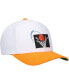 ფოტო #3 პროდუქტის Men's White, Orange Cleveland Cavaliers Hardwood Classics Core 2-Tone 2.0 Pro Snapback Hat