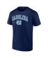 Фото #3 товара Men's Navy North Carolina Tar Heels Campus T-shirt