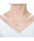 ფოტო #3 პროდუქტის Sterling Silver 14K Gold Plated and 6MM Fresh Water Pearl Necklace